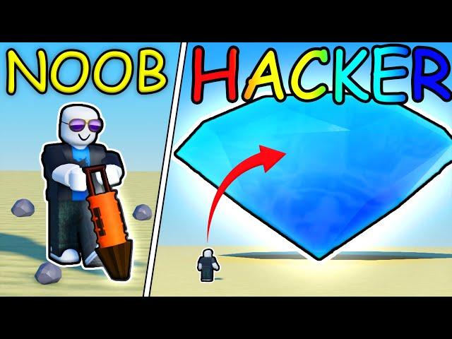 i went from NOOB to PRO in Roblox drill away...