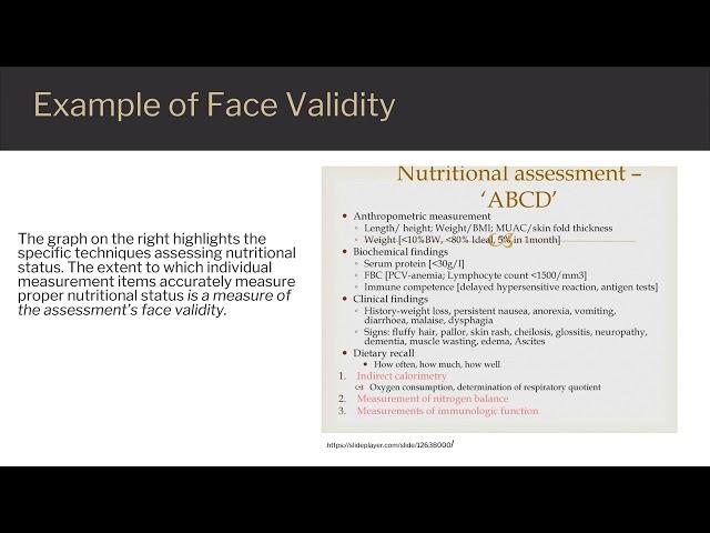 Epidemiologic Concepts: Validity of Screening and Testing Measures