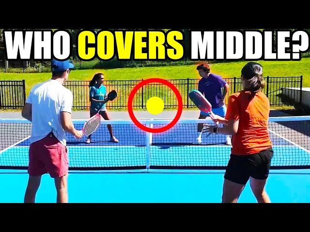 The #1 Rule for Winning Pickleball Doubles: Who Takes the Middle Ball?