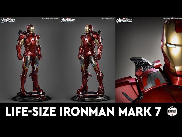 Avengers Iron Man Mark 7 Life-Size Statue by Queen Studios Dreambox Preview EP 18 #Marvel #Avengers