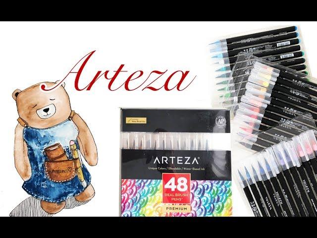 ARTEZA Brush Pens testing and sketching | Part 2 of 3