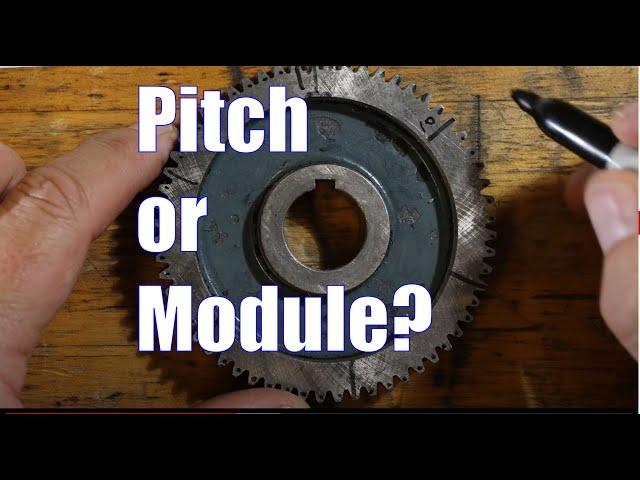 How to determine the Pitch or Module of a Gear