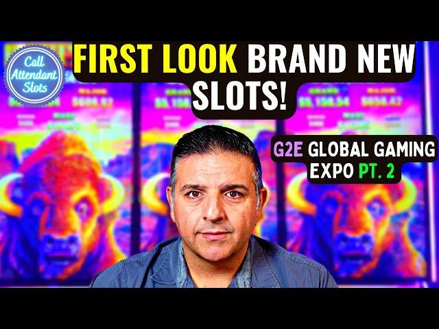 Brand New Slots Never Seen Before! VIP Access! G2E Global Gaming Expo (Part 2) #g2e