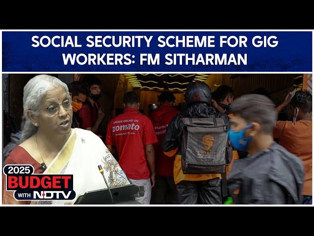 Budget 2025 Gig Workers | Internet For Government Schools, Social Security Scheme For Gig Workers