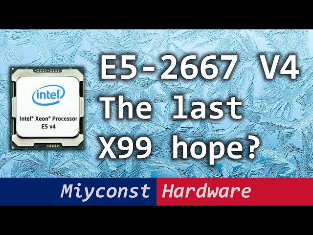  Xeon E5-2667 V4 – test and comparison with E5-2696 V3, i3-12100 | RX 5700XT