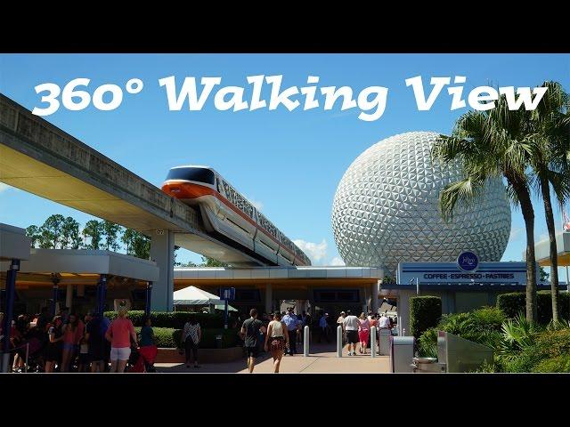 Disney World 360 videos | 360 Epcot Walking Tour | FL Attractions 360
