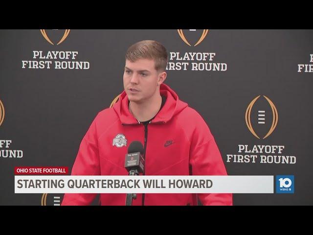 Will Howard pregame press conference: Ohio State vs. Tennessee | College Football Playoff