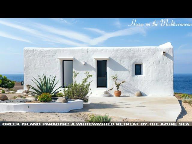 Escape to Santorini: Unveiling a Traditional Whitewashed Greek Home | Whitewashed Dreams