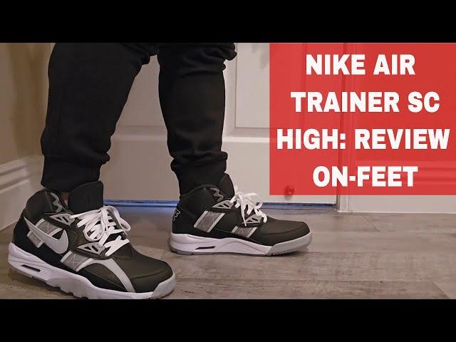 Nike Air Trainer SC High Review & On Feet Raiders Colorway 2023 HD 1080p