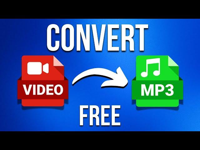 How To Convert Video To MP3 (FREE & EASY)