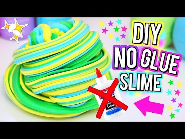 DIY Fluffy Slime WITHOUT GLUE! How To Make The BEST SLIME with NO GLUE!