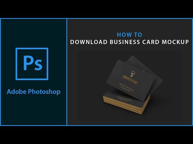 Photoshop Business Card Mockup | Business Card Mockup 2021 | PSD Free Download With Me | 85x55 Card