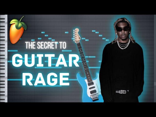 How To Make ROCKSTAR Guitar Rage Beats for Destroy Lonely [FL Studio Tutorial]