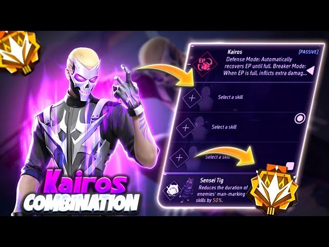 Cs Rank Best Character Combination In Free Fire | Kairos Character Combination 2024 @MONUKING73