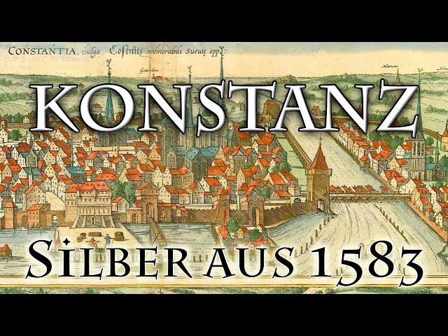 Sondeln auf neuer Genehmigung mit Silber vom Bodensee, Konstanz 1583