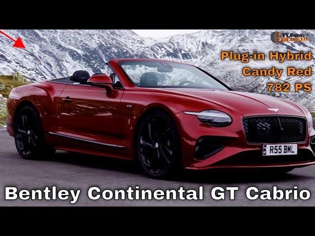 Bentley Continental GT Cabrio 2025 – Luxus & Power in Candy Red