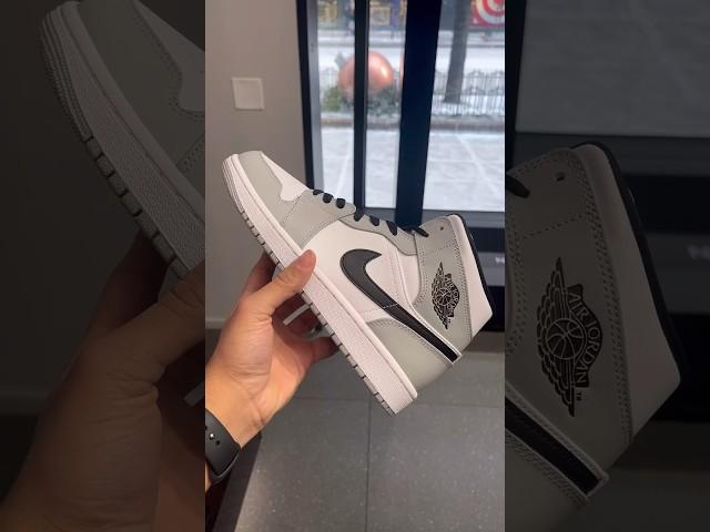 Jordan 1 Mid Light Smoke Grey #nike #shoes #jordans #jordan1 #new #grey #dunks #sneakerheads #viral