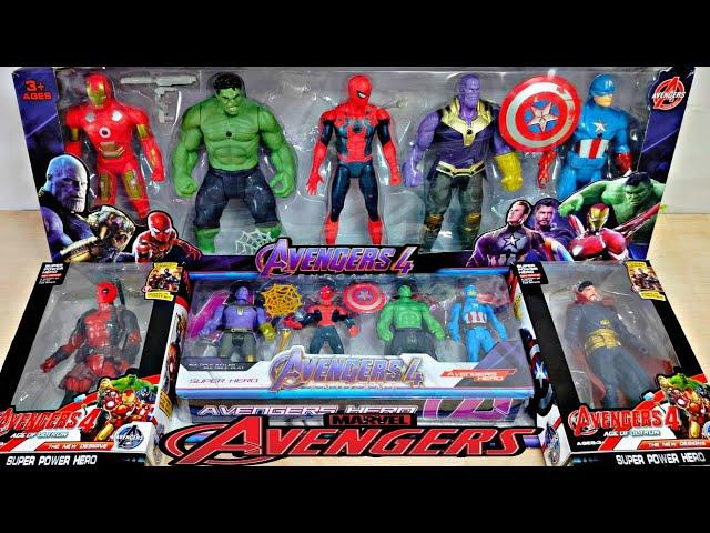 AVENGERS TOYS/Action Figures/Unboxing/Cheap Price/Ironman,Hulk,Thor, Spiderman/Toys.