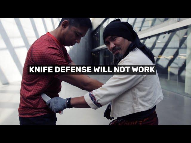 Knife Defense Won't Work Against A Skilled Attacker