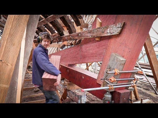 Timber Boat Building - Installing Stern Assembly /EP44