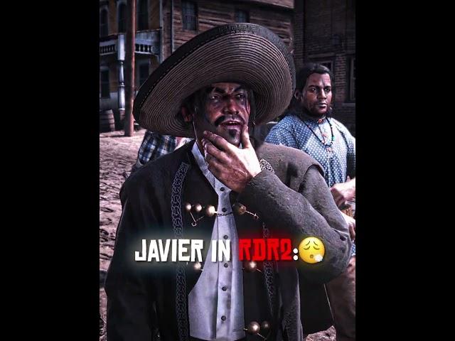 Javier Looks So Different In RDR1  - #rdr2 #shorts