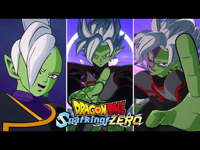 Zamasu ALL FORMS Showcase - Dragon Ball Sparking Zero (Exclusive Gameplay)