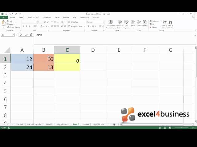 How to Multiply Numbers in Excel