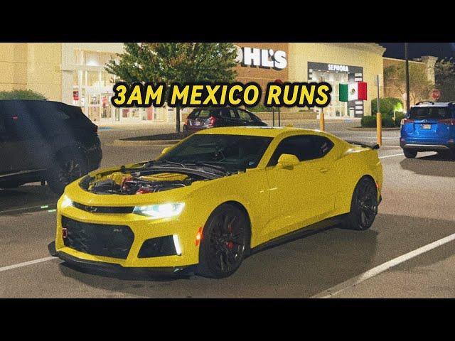 3AM MEXICO RUNS IN MY MANUAL CAMARO ZL1.. *no lift-shifting*