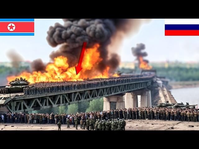 4 MINUTES AGO! North Korean Reinforcement Elite Convoy Stopped and Burned by Ukrainian Forces