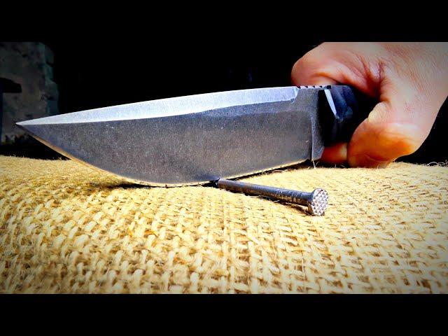 The Irreparable Blade: Creating a super strong knife that chops nails!  #NewRecord