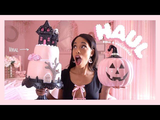 Halloween Haul | PINK & GIRLY, Burlington, Home Goods, Marshalls & Ross