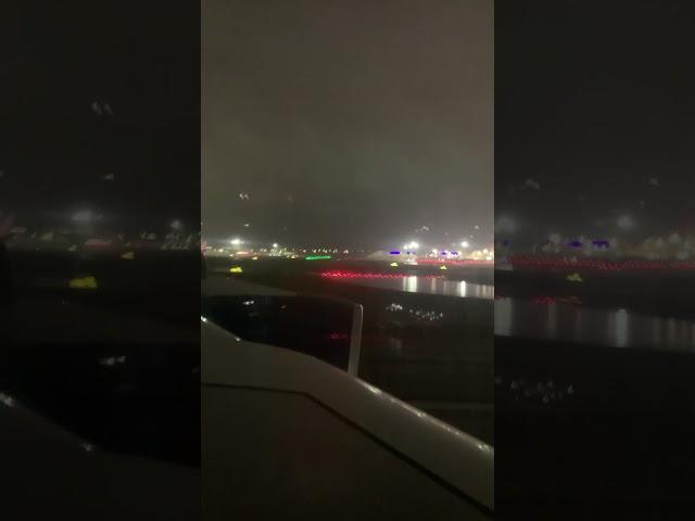 Foggy BA a380 takeoff from Heathrow  #shorts