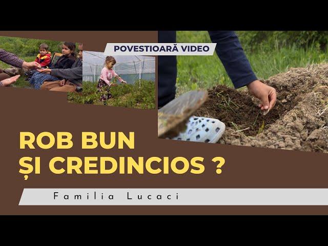 Rob bun și credincios ?  | Povestioară Video  |  Familia Lucaci