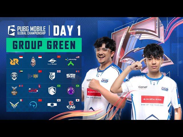 [NP]  2024 PMGC League | Group  Green Day 1| PUBG MOBILE Global Championship