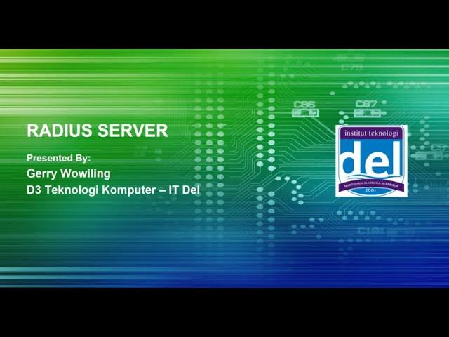 IT Del - PLSJ - Radius Server