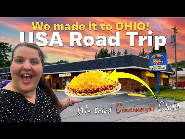 Driving to Cincy and trying food in Cincinnati | USA Road Trip Chicago to Cleveland Day 3