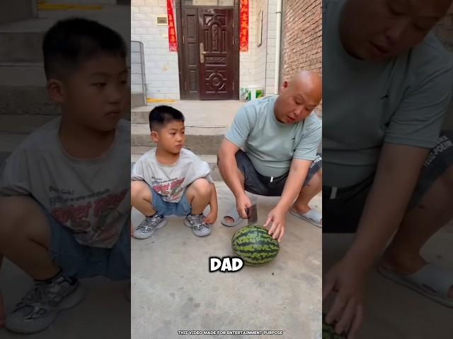 This is fake watermelon dad.