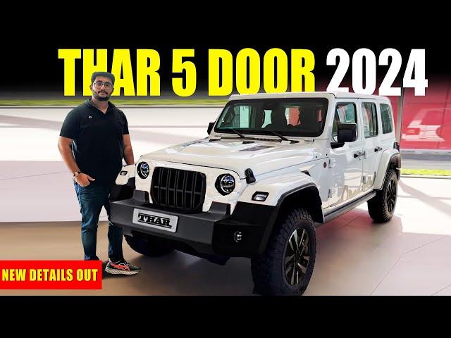 Thar 5 Door 2024 - Panoramic Sunroof, New Interiors, New Engines & More | All Details