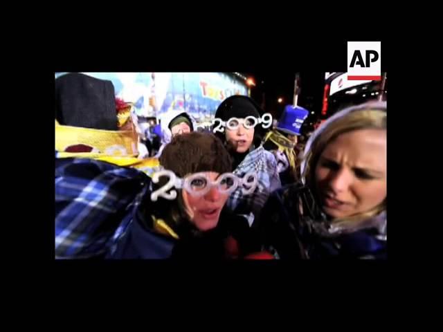 AP photographer Julie Jacobson was in Times Square in New York to capture the sights and sounds of r