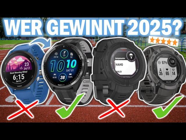 GARMIN SMARTWATCHES kaufen: Top 5 Garmin Smartwatches 2025 im Vergleich!