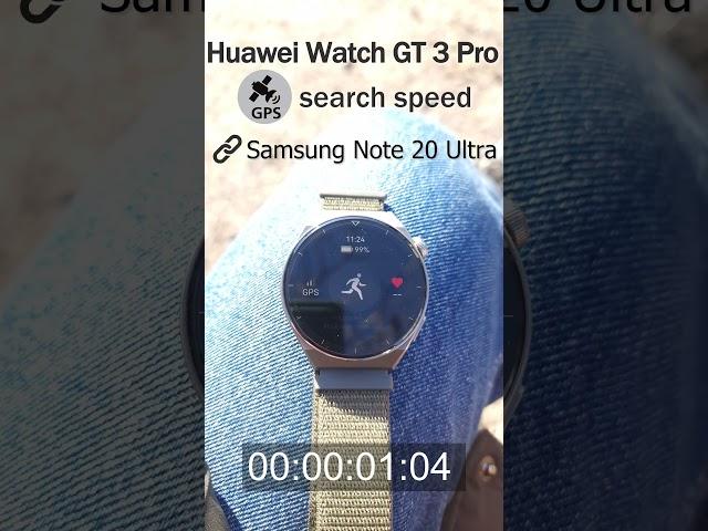 Huawei Watch GT 3 Pro GPS satellites search speed #huaweiwatchgt3pro