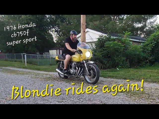 1976 Honda CB750f Super Sport build - she's back! - One of a Kind Cafe Racer!