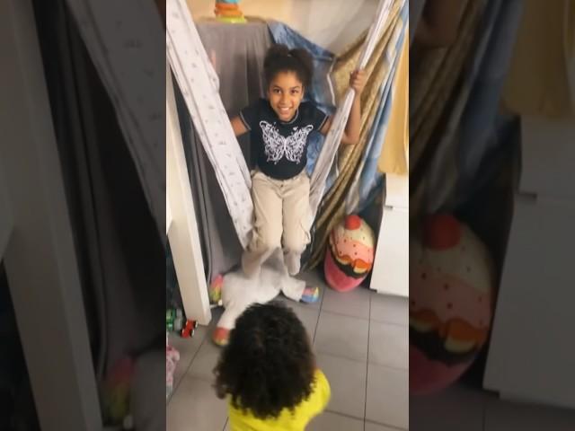 Ils ont fait une cabane et une balançoire #familytime #familyfun #jeux #pourtoi #viral #foryou