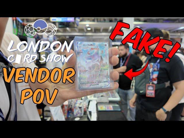 We Got SCAMMED at London's BIGGEST Card Show!!! (Vendor POV)