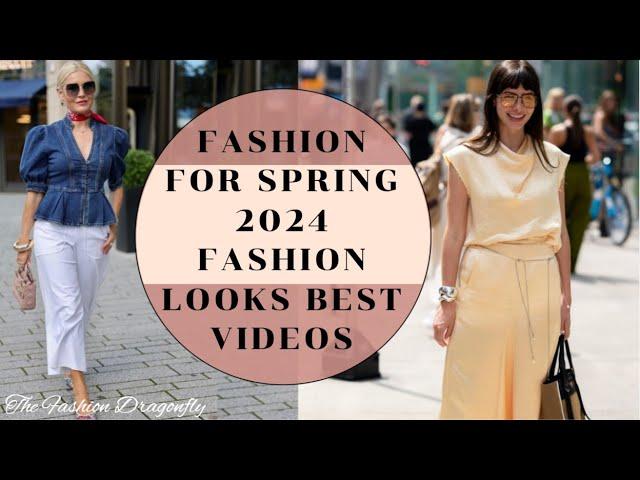 FASHION FOR SPRING AND AUTUMN 2024  FASHION LOOKS BEST VIDEOS