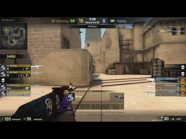 SK Fer Knife 4K to win Dreamhack Summer 2017 vs Fnatic Mirage