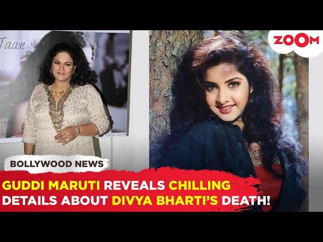 Guddi Maruti reveals SHOCKING details about Divya Bharti's death says, 'actress 'bent down'.....'