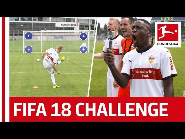 Record Breakers and Surprises - EA Sports FIFA 18 Bundesliga Free Kick Challenge - VfB Stuttgart