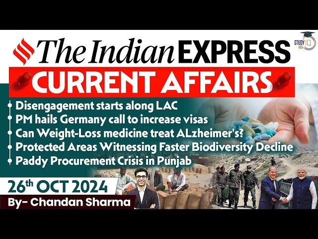 The Indian Express Newspaper Analysis | 26 Oct 2024 | Daily Newspaper Analysis | Current Affairs