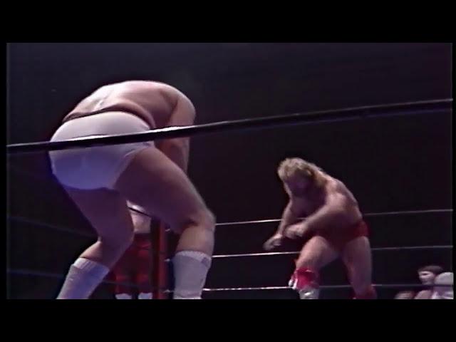 Midnight Express (with Jim Cornette) vs Magnum TA & Mr Wrestling II (Rematch) Jan 29, 1984